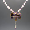 Transcendent Sugilite Dragonfly Necklace