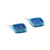 Beautifully Beaded Lapis Lazuli Dangle Earrings