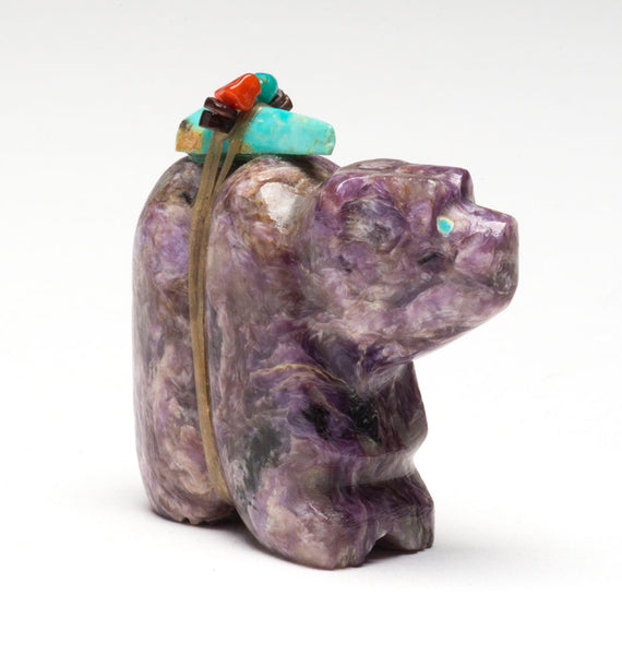 Charoite Bear