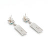 Versatile Turquoise Channel Inlay Dangle Earrings