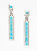 Versatile Channel Inlay Turquoise Earrings