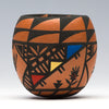 Butterflies & Flowers Small Pottery Bowl