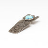 Golden Hills Turquoise Bison Spirit Pendant