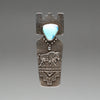 Golden Hills Turquoise Bison Spirit Pendant