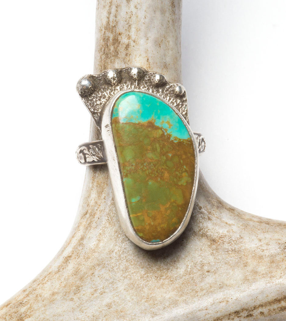 Royston Turquoise Footprint Ring