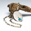 Golden Hills & Ithaca Peak Turquoise Horse Pendant Necklace