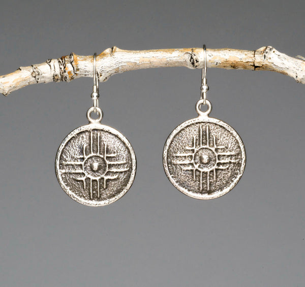 Tufa Cast Zia Earrings