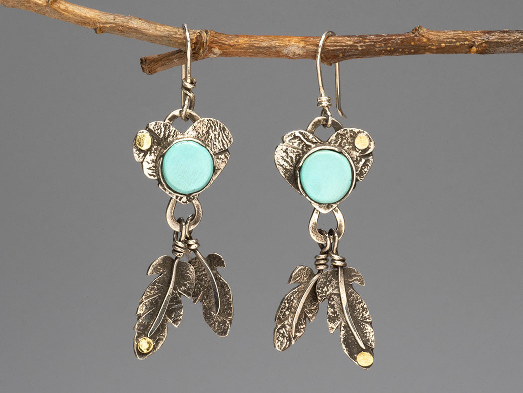 Unparalleled Elegance Heart Earrings