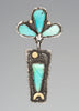 Sleeping Beauty Turquoise Goddess Pendant