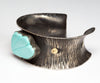 Sleeping Beauty Turquoise Hollow Form Cuff Bracelet