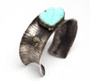 Sleeping Beauty Turquoise Hollow Form Cuff Bracelet