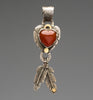 Carnelian Heart Pendant