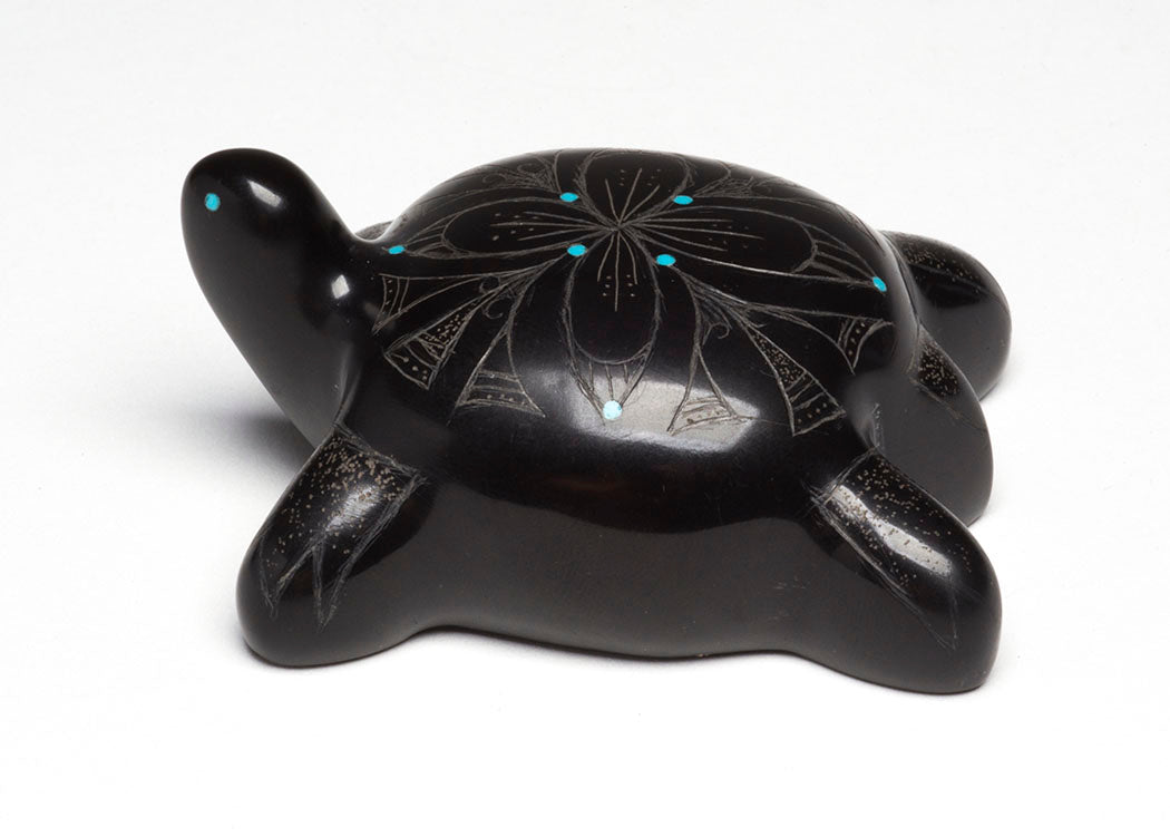 Sgraffito-Ornamented Turtle