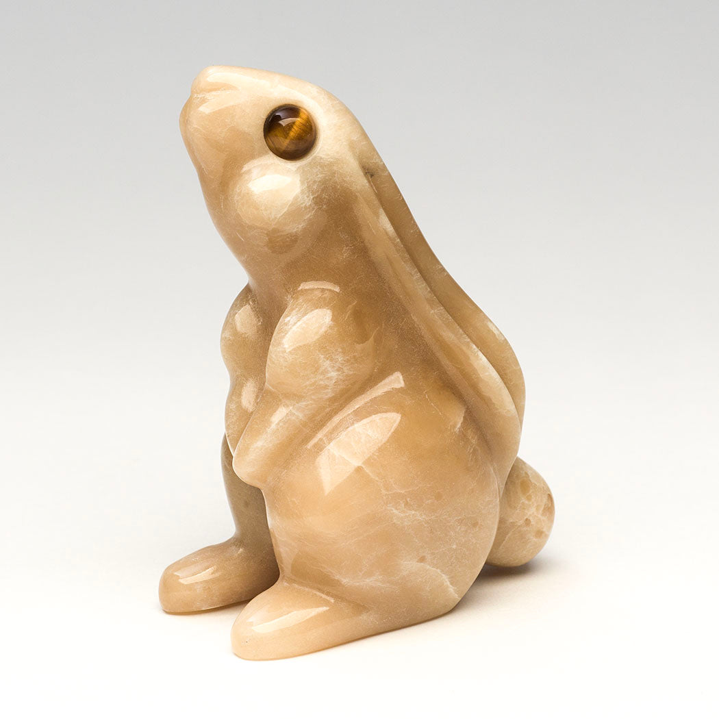 Italian Champagne Alabaster Rabbit