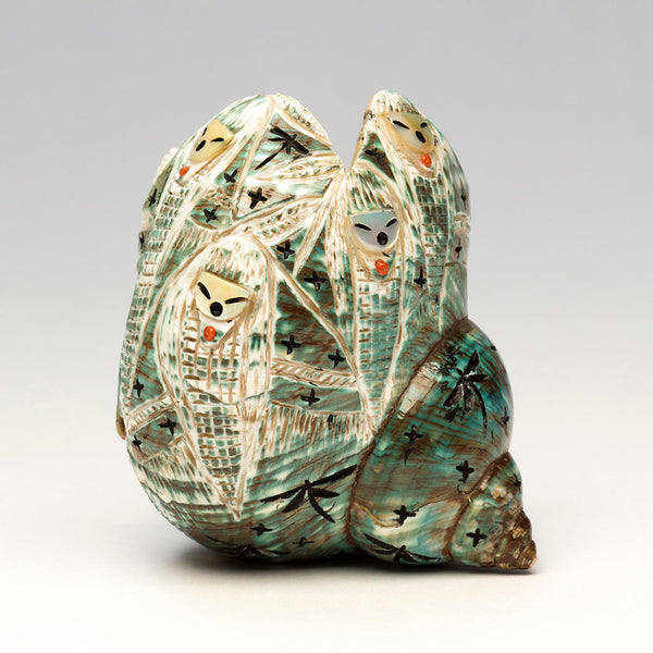 Pacific Green Snail Shell Corn Maidens