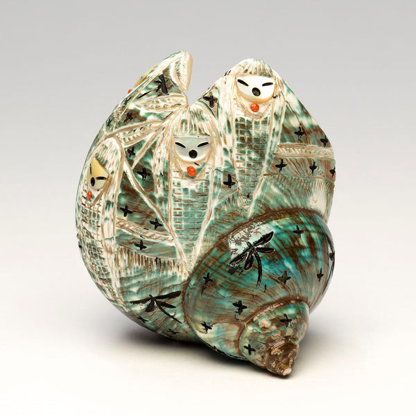 Pacific Green Snail Shell Corn Maidens