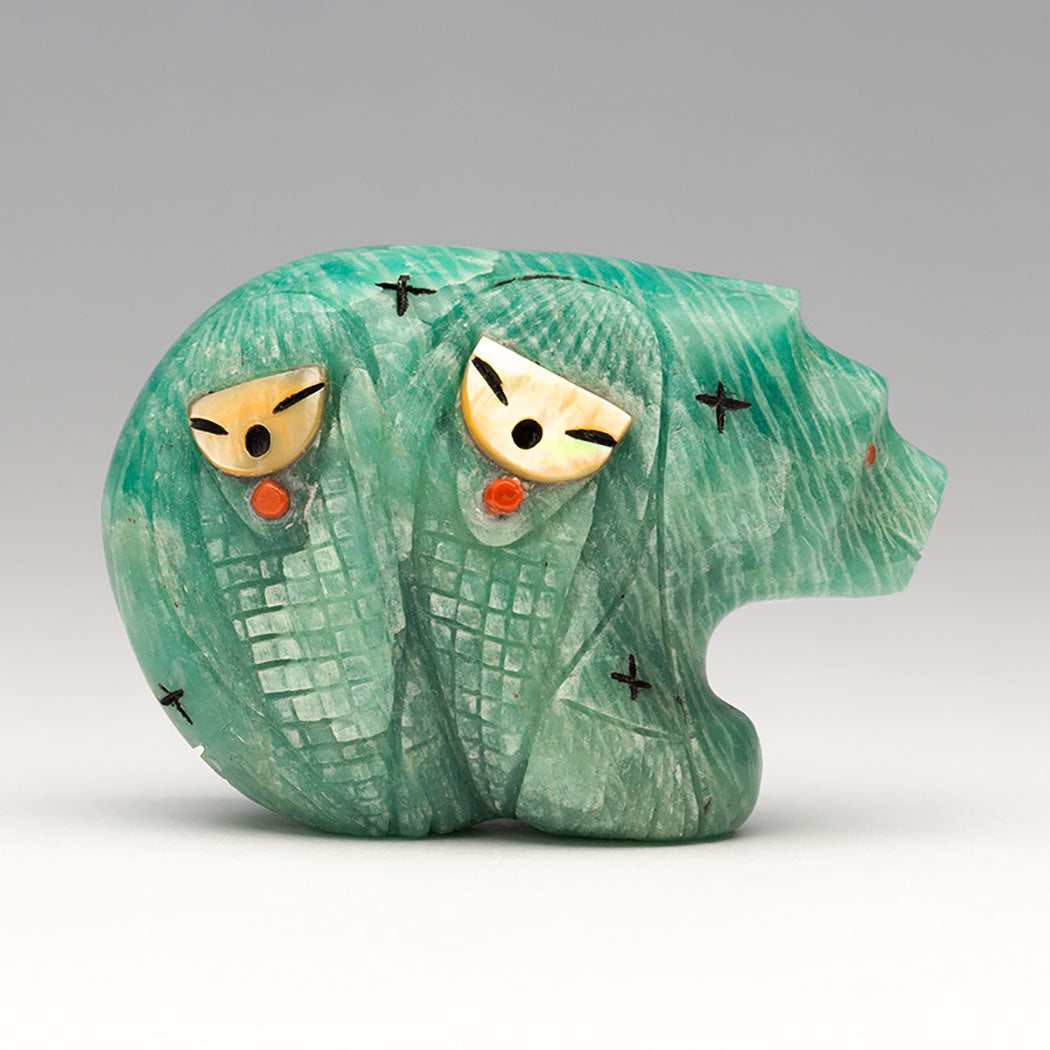Amazonite Bear & Corn Maidens
