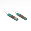Dragonflies & Cornstalks Dangle Earrings