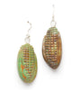 Carved Elisa Turquoise Corn Earrings