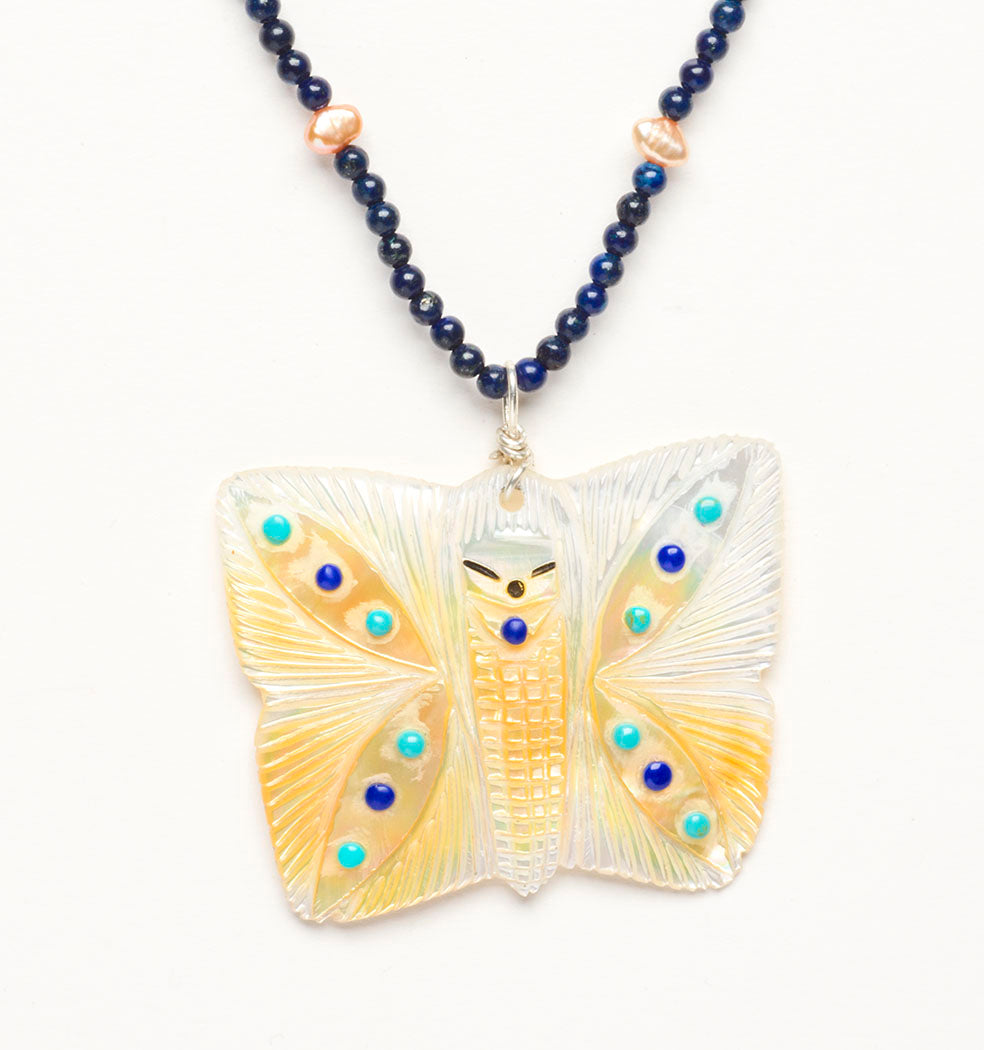 Butterfly Corn Maiden Necklace