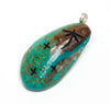 Kingman Turquoise Corn Maiden Fetish Pendant