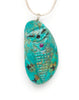 Kingman Turquoise Corn Maiden Fetish Pendant