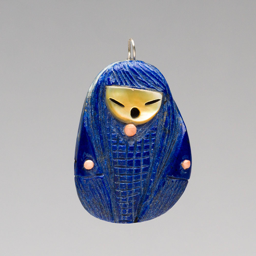 Vibrant Corn Maiden Pendant