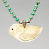 Soft Coos Dove Pendant Necklace