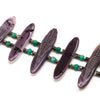 Quahog Wampum Corn Maiden Double-Strand Necklace