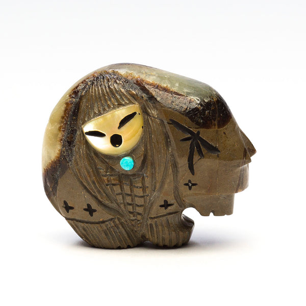 Septarian Nodule Bear & Corn Maiden