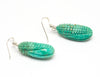 Carved Corn Earrings