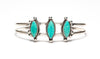Precious Kingman Turquoise Cuff Bracelet