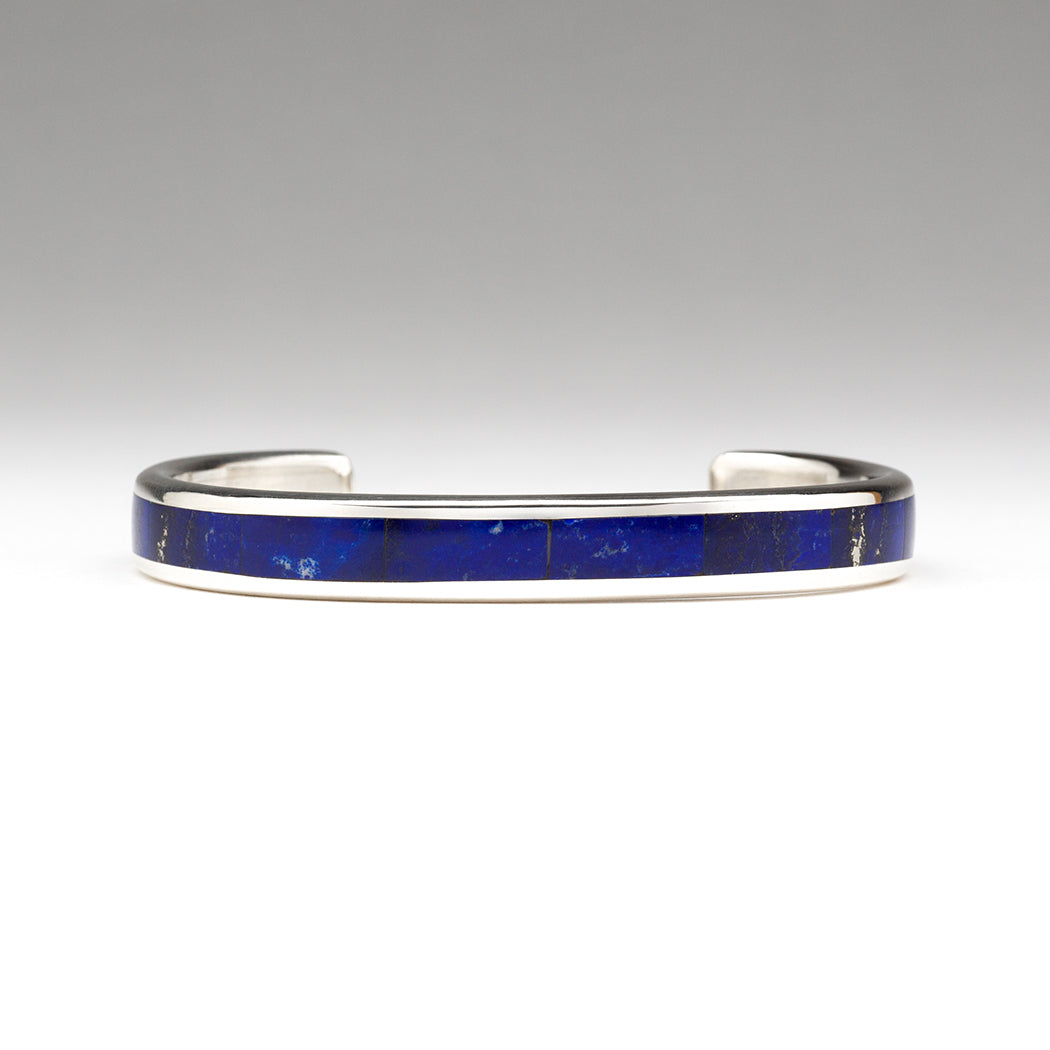 Divine Lapis Lazuli Cuff Bracelet