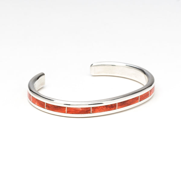 Red Spiny Oyster Shell Cuff Bracelet