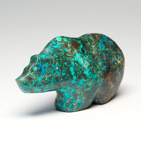 Azurite With Chrysocolla Bear