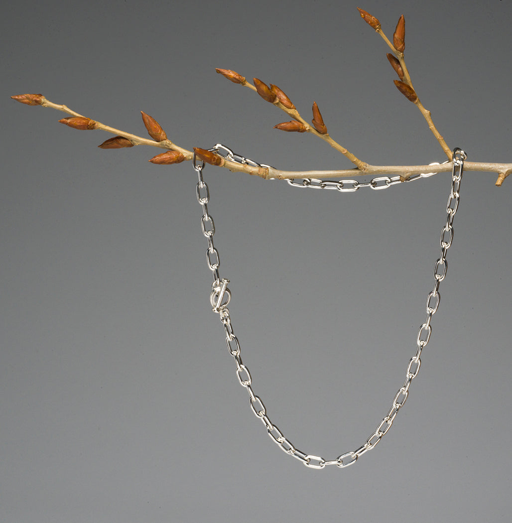 Must-Have Sterling Silver Chain Necklace – Keshi The Zuni Connection