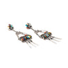 Colorful Zuni Needle Point Earrings