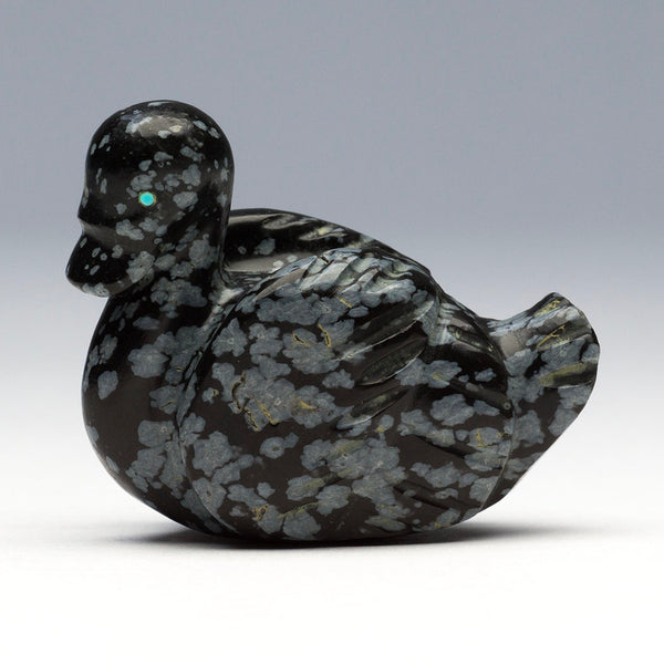 Snowflake Obsidian Duck