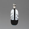 Carved Eagle Feather Pendant
