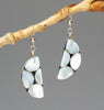 Crescent Moon Mosaic Earrings