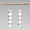 Expressive Mother-Of-Pearl Mosaic Dangle Earrings