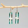 Expressive Mosaic Dangle Earrings