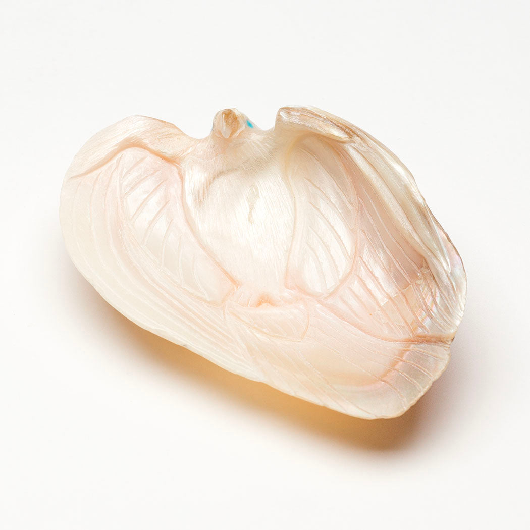 Pink Mussel Shell Eagle