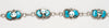 Kingman Turquoise Snake Link Bracelet