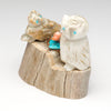Protective Owls & Nesting Bird