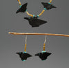 Abundant Ravens Necklace & Earrings Set