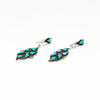 Splashing Rain Kingman Turquoise Earrings