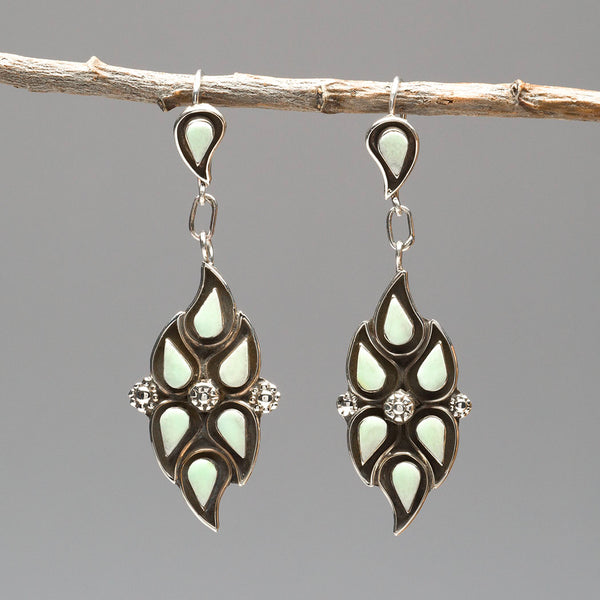 Palomino Turquoise Dangle Earrings