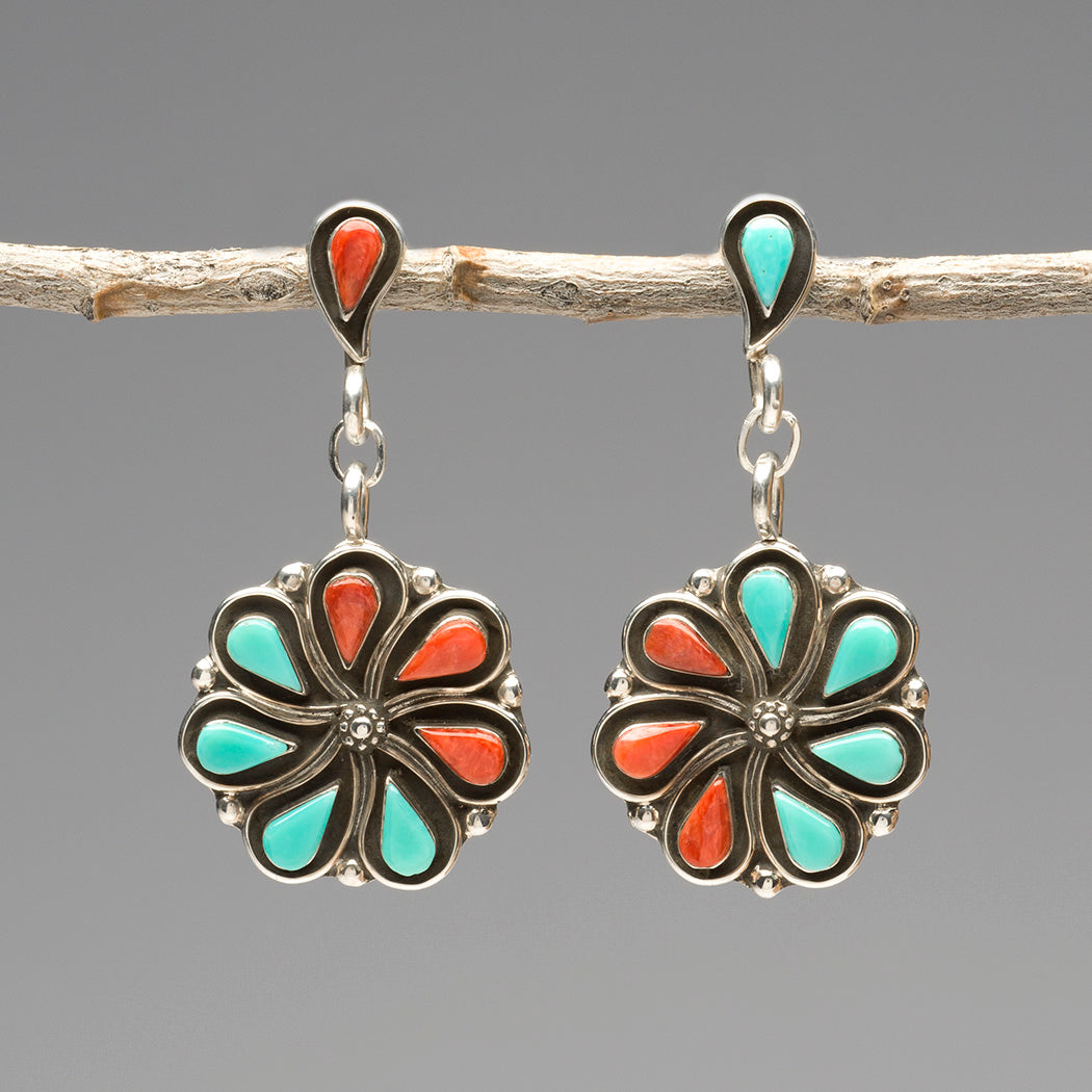 Flower Power Dangle Earrings