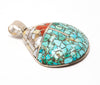 Kewa Rain Cloud Mosaic Pendant